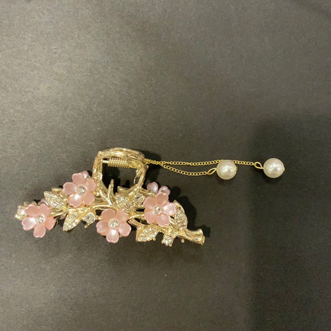 Pink Blossom Clip
