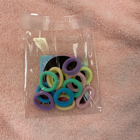 Small towel hair ties