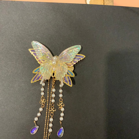 Iridescent Butterfly with dangle